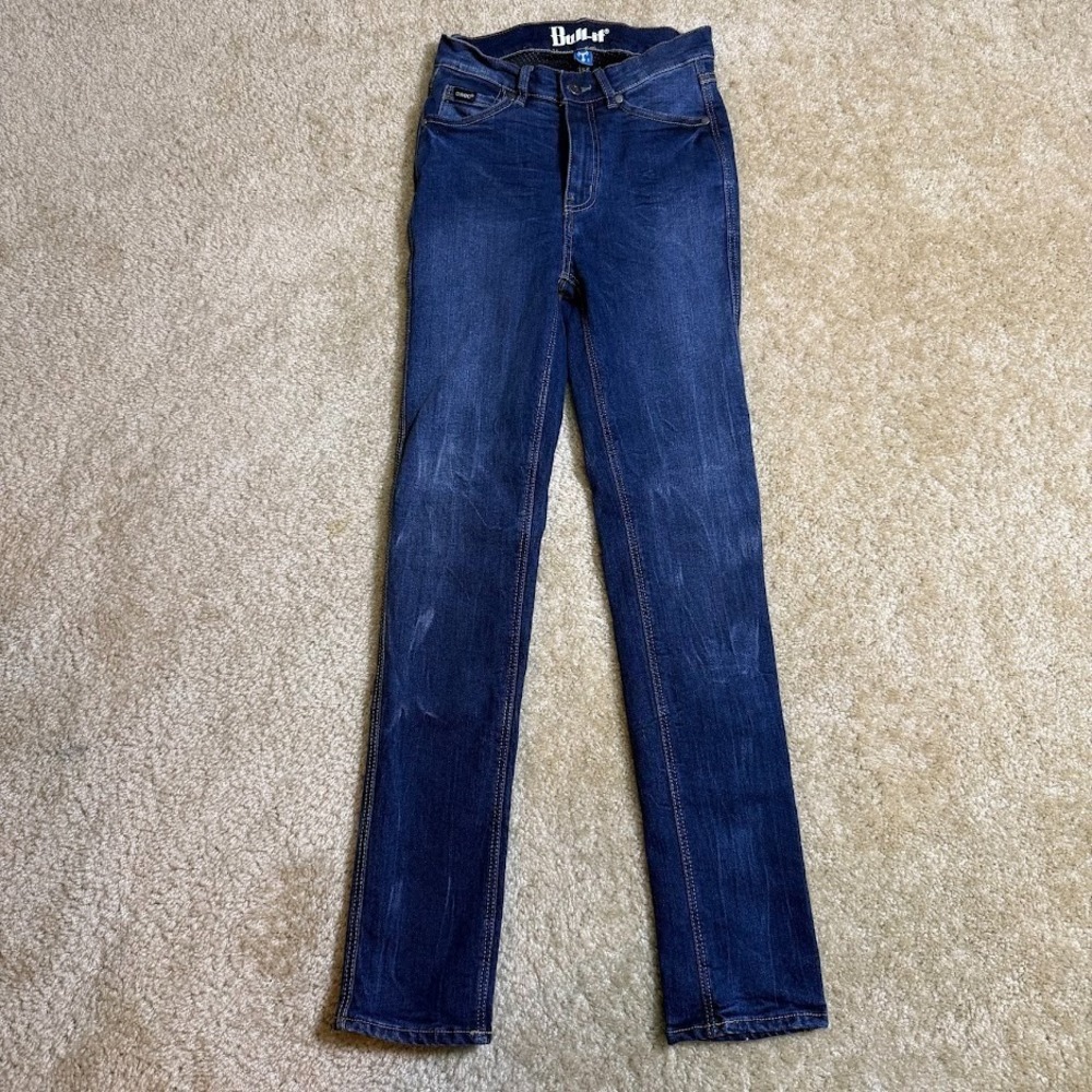 Bull-It Covec Motorcycle Riding Jeans Womens 6R Blue Reinforced Biker Mesh Lined